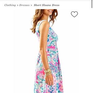 Lilly Pulitzer Short Sloane Dress in Pink Gypsea